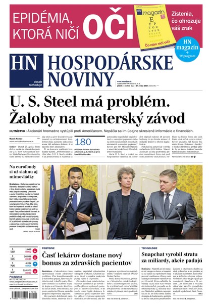 E-magazín Hospodárske noviny 12.05.2017 - MAFRA Slovakia, a.s.