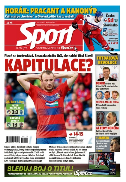 E-magazín Sport - 13.5.2017 - CZECH NEWS CENTER a. s.