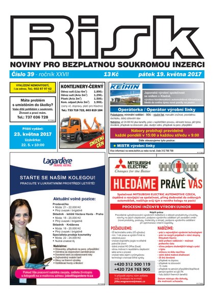 E-magazín Risk 39/2017 - Risk