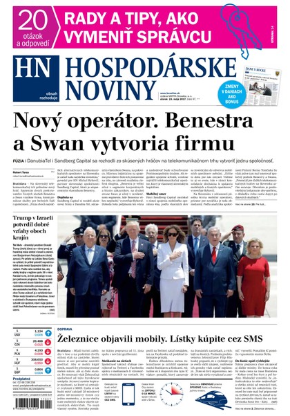 E-magazín Hospodárske noviny 23.05.2017 - MAFRA Slovakia, a.s.