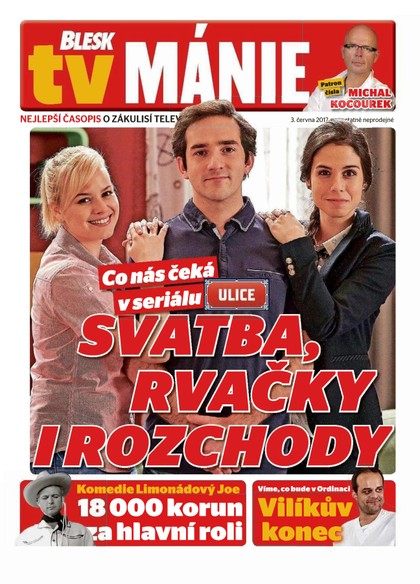 E-magazín Blesk Tv manie - 3.6.2017 - CZECH NEWS CENTER a. s.