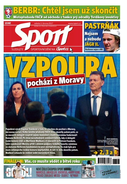 E-magazín Sport - 3.6.2017 - CZECH NEWS CENTER a. s.