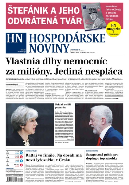 E-magazín Hospodárske noviny 09.06.2017 - MAFRA Slovakia, a.s.