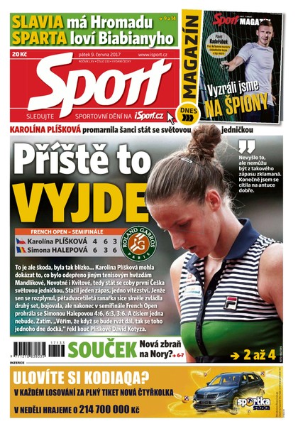 E-magazín Sport - 9.6.2017 - CZECH NEWS CENTER a. s.