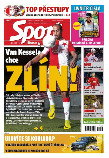 E-magazín Sport - 14.6.2017 - CZECH NEWS CENTER a. s.