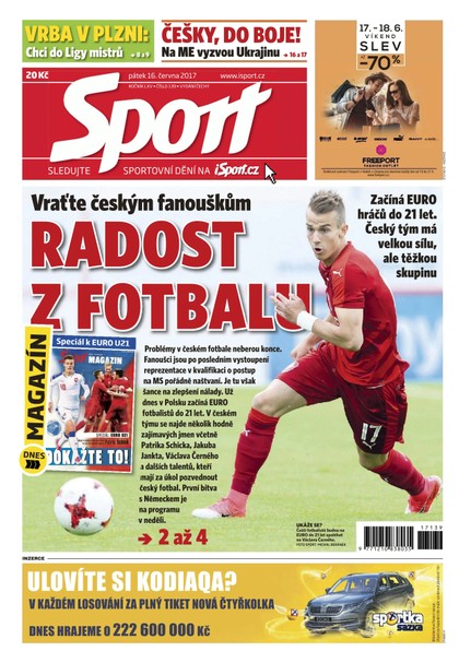 E-magazín Sport - 16.6.2017 - CZECH NEWS CENTER a. s.