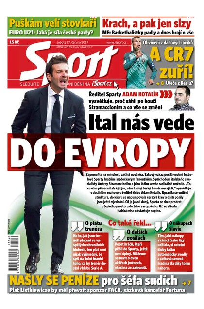 E-magazín Sport - 17.6.2017 - CZECH NEWS CENTER a. s.