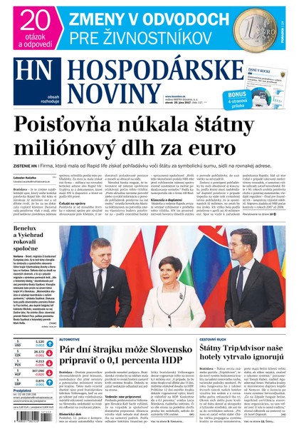 E-magazín Hospodárske noviny 20.06.2017 - MAFRA Slovakia, a.s.