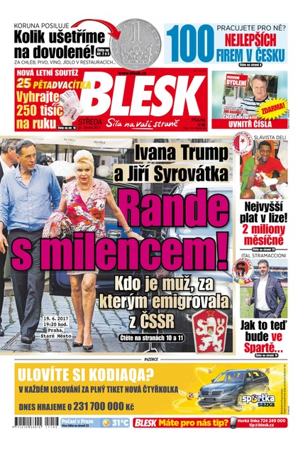 E-magazín Blesk - 21.6.2017 - CZECH NEWS CENTER a. s.