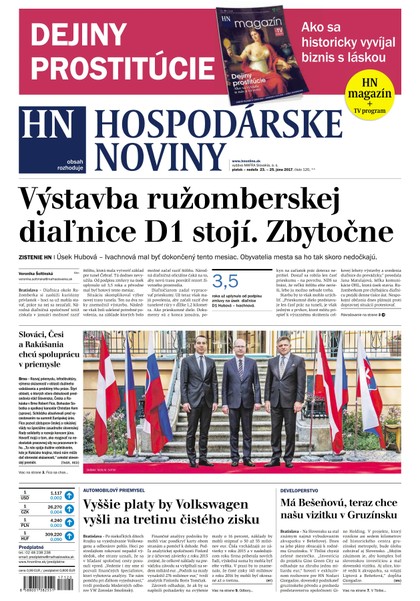 E-magazín Hospodárske noviny 23.06.2017 - MAFRA Slovakia, a.s.