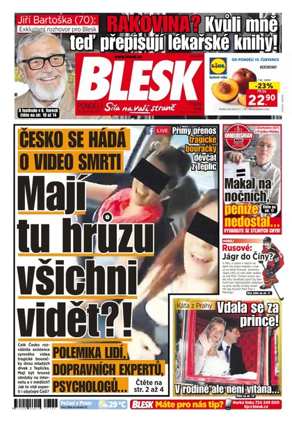 E-magazín Blesk - 10.7.2017 - CZECH NEWS CENTER a. s.