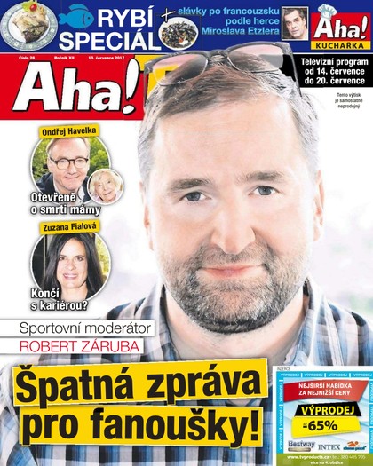 E-magazín AHA! Tv - 13.7.2017 - CZECH NEWS CENTER a. s.