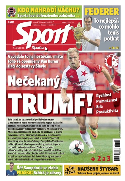 E-magazín Sport - 18.7.2017 - CZECH NEWS CENTER a. s.