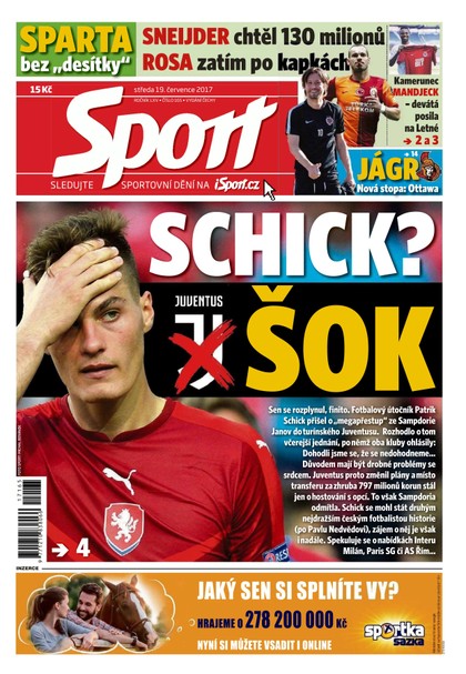 E-magazín Sport - 19.7.2017 - CZECH NEWS CENTER a. s.