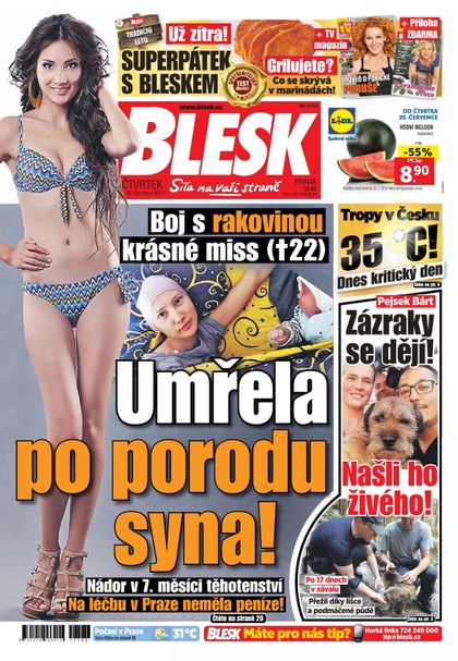 E-magazín Blesk - 20.7.2017 - CZECH NEWS CENTER a. s.