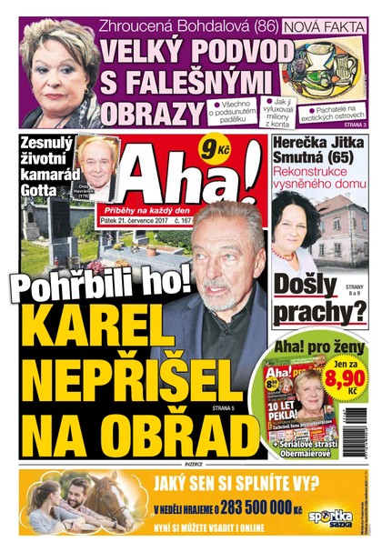 E-magazín AHA! - 21.7.2017 - CZECH NEWS CENTER a. s.