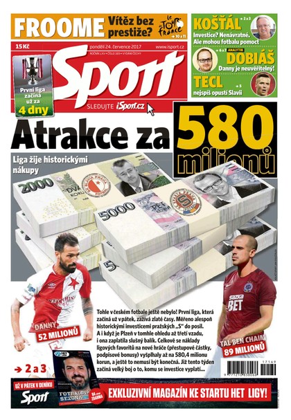E-magazín Sport - 24.7.2017 - CZECH NEWS CENTER a. s.