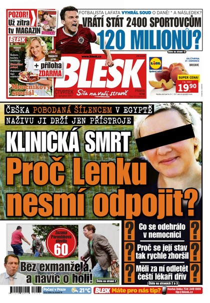 E-magazín Blesk - 27.7.2017 - CZECH NEWS CENTER a. s.