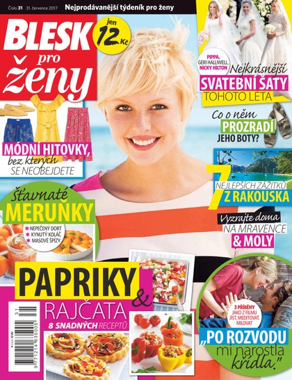 E-magazín Blesk pro ženy - 31.7.2017 - CZECH NEWS CENTER a. s.