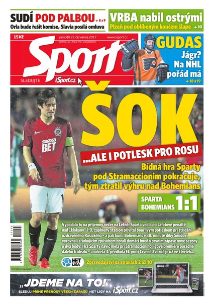 E-magazín Sport - 31.7.2017 - CZECH NEWS CENTER a. s.