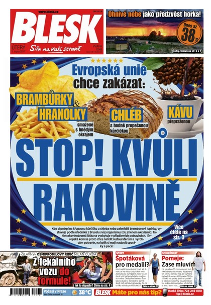 E-magazín Blesk - 1.8.2017 - CZECH NEWS CENTER a. s.