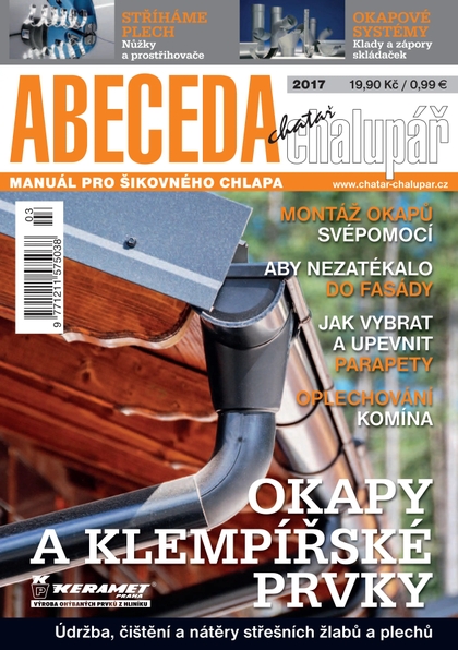 E-magazín Abeceda Chatař &amp; chalupář - Okapy a klempířské prvky - Časopisy pro volný čas s. r. o.