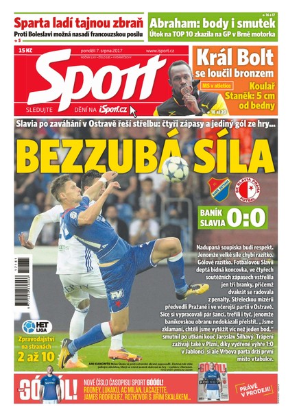 E-magazín Sport - 7.8.2017 - CZECH NEWS CENTER a. s.