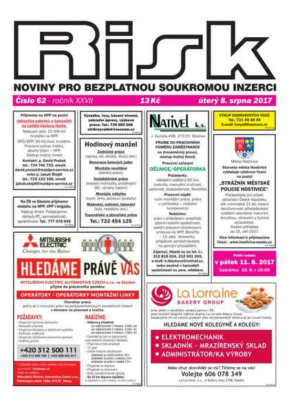 E-magazín Risk 62/2017 - Risk