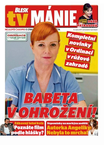 E-magazín Blesk Tv manie - 12.8.2017 - CZECH NEWS CENTER a. s.