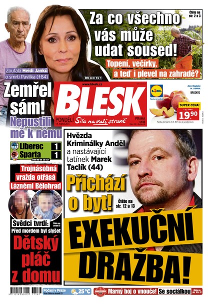 E-magazín Blesk - 14.8.2017 - CZECH NEWS CENTER a. s.
