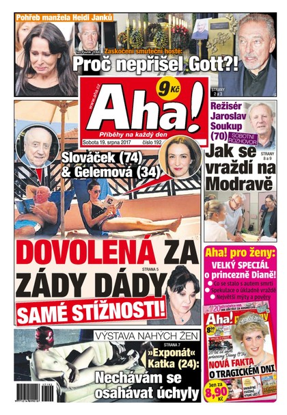 E-magazín AHA! - 19.8.2017 - CZECH NEWS CENTER a. s.