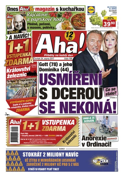 E-magazín AHA! - 24.8.2017 - CZECH NEWS CENTER a. s.
