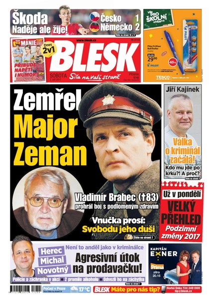 E-magazín Blesk - 2.9.2017 - CZECH NEWS CENTER a. s.