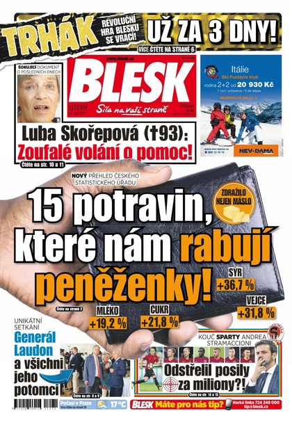 E-magazín Blesk - 12.9.2017 - CZECH NEWS CENTER a. s.