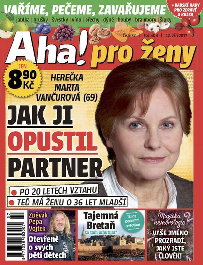 E-magazín AHA! pro ženy - 12.9.2017 - CZECH NEWS CENTER a. s.