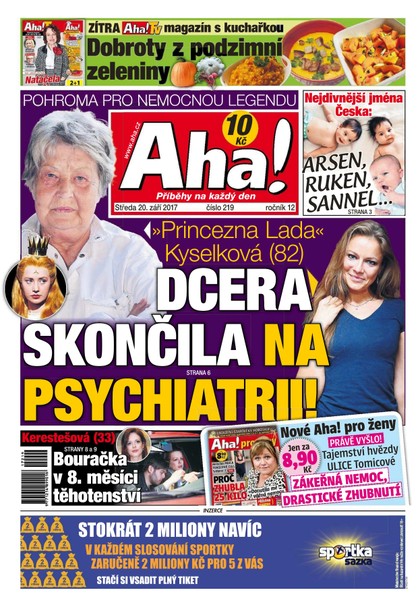 E-magazín AHA! - 20.9.2017 - CZECH NEWS CENTER a. s.