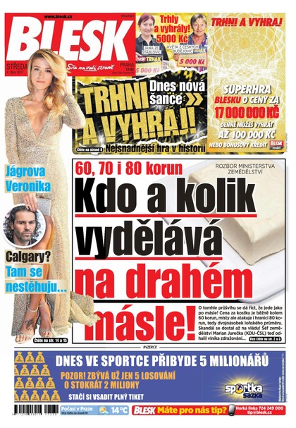 E-magazín Blesk - 4.10.2017 - CZECH NEWS CENTER a. s.