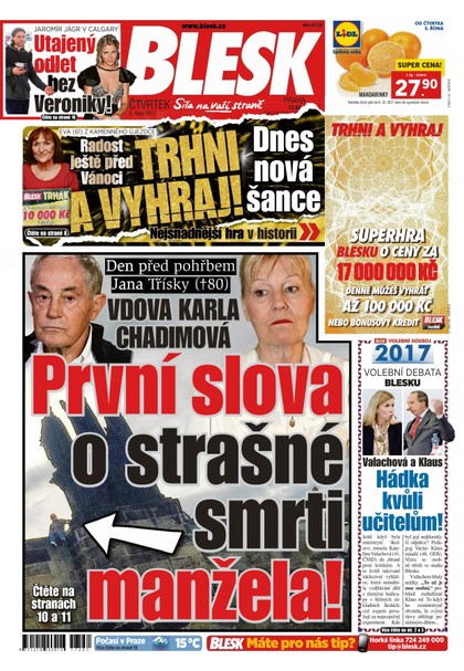 E-magazín Blesk - 5.10.2017 - CZECH NEWS CENTER a. s.