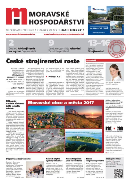 E-magazín MH rijen 2017 - Magnus Regio, vydavatel Moravského hospodářství