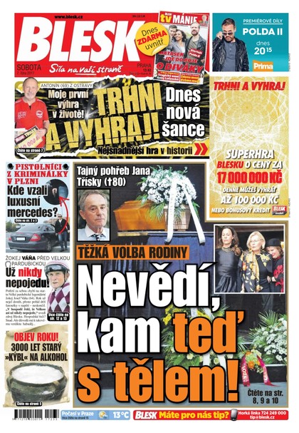 E-magazín Blesk - 7.10.2017 - CZECH NEWS CENTER a. s.