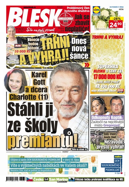 E-magazín Blesk - 9.10.2017 - CZECH NEWS CENTER a. s.