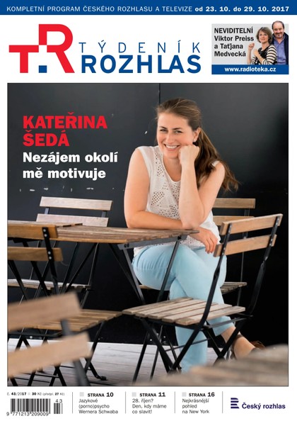 E-magazín Týdeník Rozhlas 43/2017 - Radioservis, a. s.