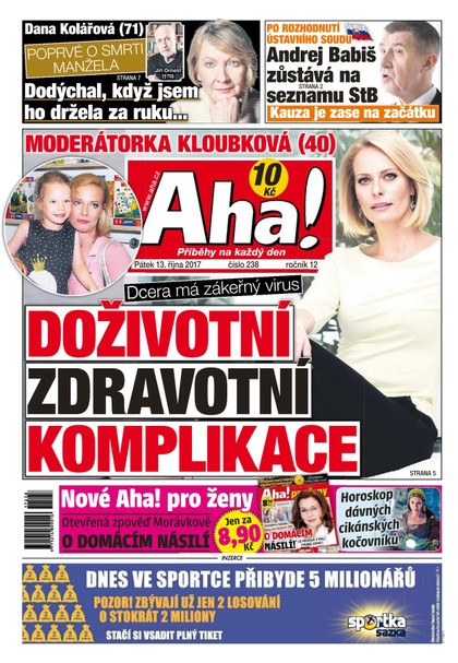 E-magazín AHA! - 13.10.2017 - CZECH NEWS CENTER a. s.