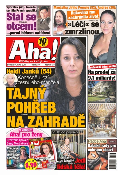 E-magazín AHA! - 14.10.2017 - CZECH NEWS CENTER a. s.