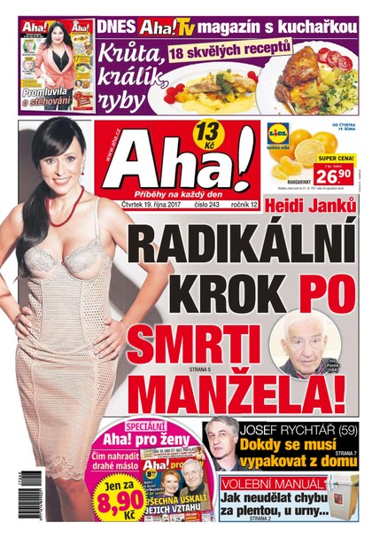 E-magazín AHA! - 19.10.2017 - CZECH NEWS CENTER a. s.