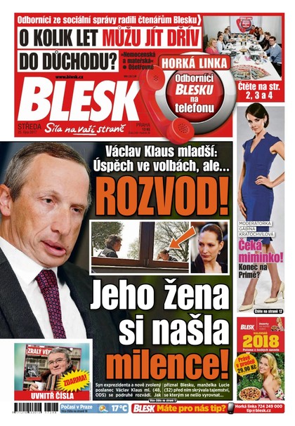 E-magazín Blesk - 25.10.2017 - CZECH NEWS CENTER a. s.