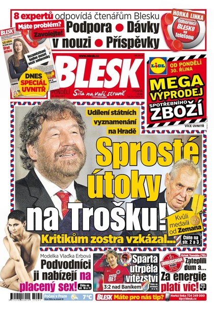 E-magazín Blesk - 30.10.2017 - CZECH NEWS CENTER a. s.