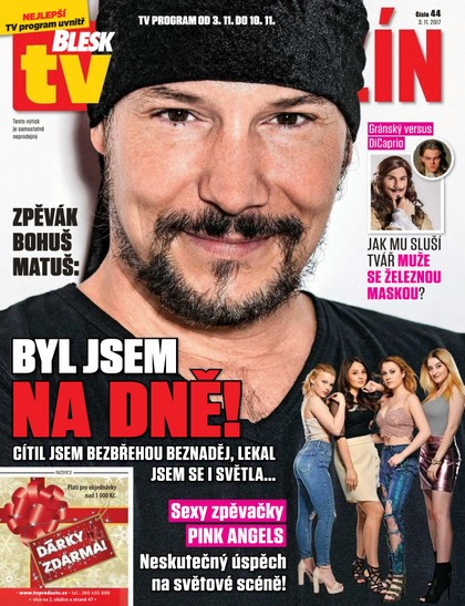 E-magazín Blesk Tv magazín - 3.11.2017 - CZECH NEWS CENTER a. s.