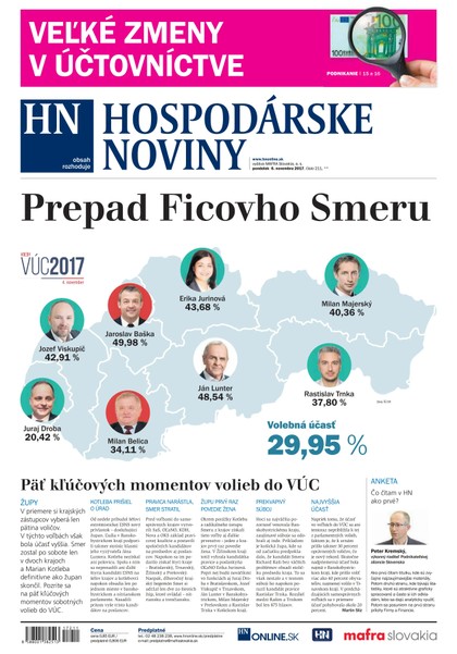E-magazín Hospodárske noviny 06.11.2017 - MAFRA Slovakia, a.s.
