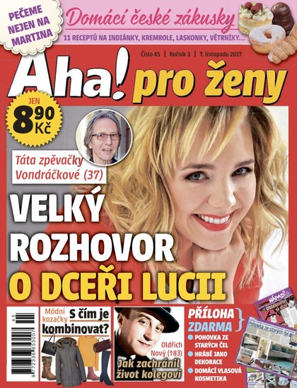 E-magazín AHA! pro ženy - 7.11.2017 - CZECH NEWS CENTER a. s.